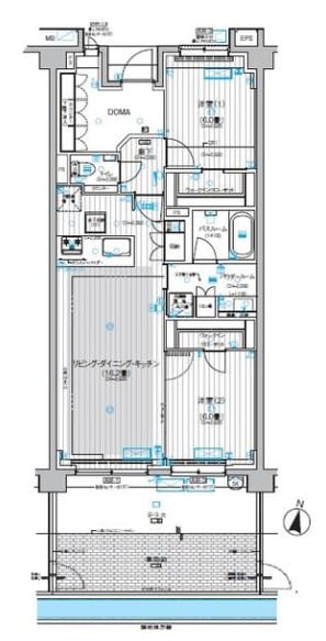 Grandpalace茅ヶ崎東海岸 茅ケ崎市　間取り　「猫可」　「猫　不動産」　「猫と幸せに暮らす　賃貸」　「猫　賃貸」　「猫可　賃貸」　「猫可　賃貸　マンション」　「猫と暮らす　賃貸」　「猫可物件」　三毛猫ホームズ