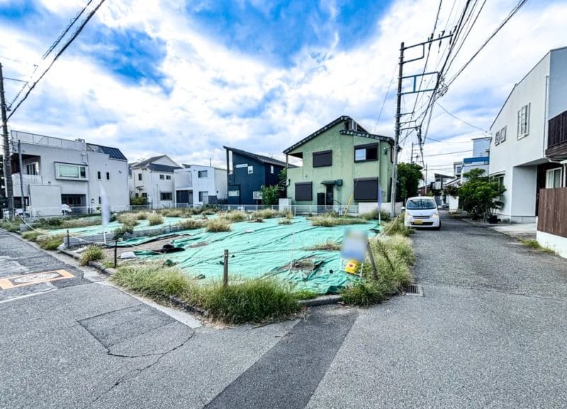 鵠沼松が岡2丁目　土地 フリープラン　仲介手数料無料　角地　