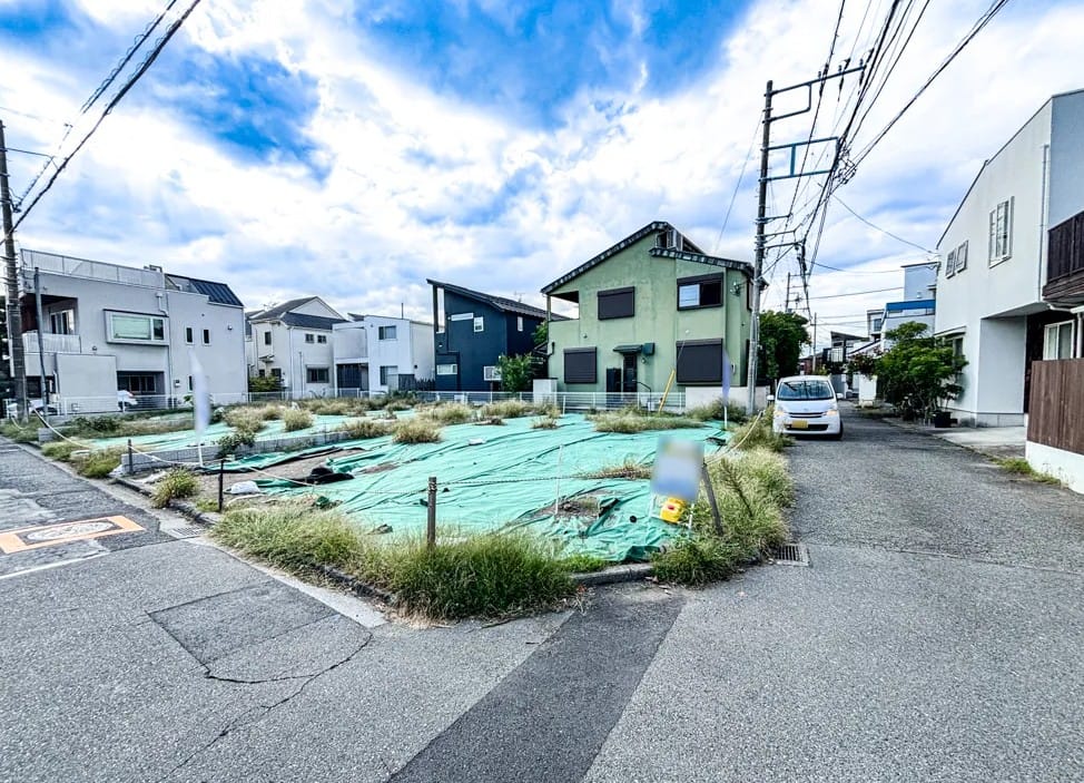 鵠沼松が岡2丁目　土地 フリープラン　仲介手数料無料　角地　