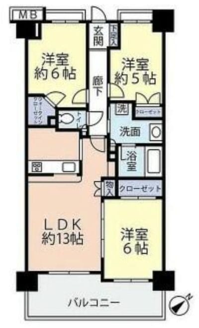 藤和シティーホームズ大和パースサイド・ビュー　大和市　「猫可」　「猫　不動産」　「猫と幸せに暮らす　賃貸」　「猫　賃貸」　「猫可　賃貸」　「猫可　賃貸　マンション」　「猫と暮らす　賃貸」　「猫可物件」　三毛猫ホームズ　間取り